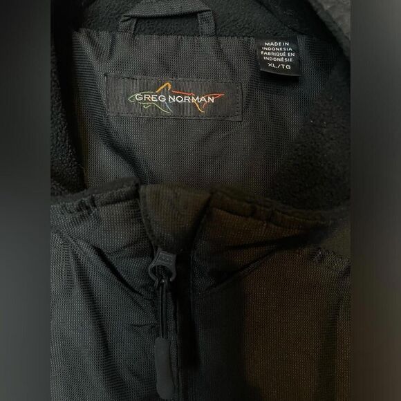 Greg Norman men’s black zip up jacket size xl - Picture 8 of 8